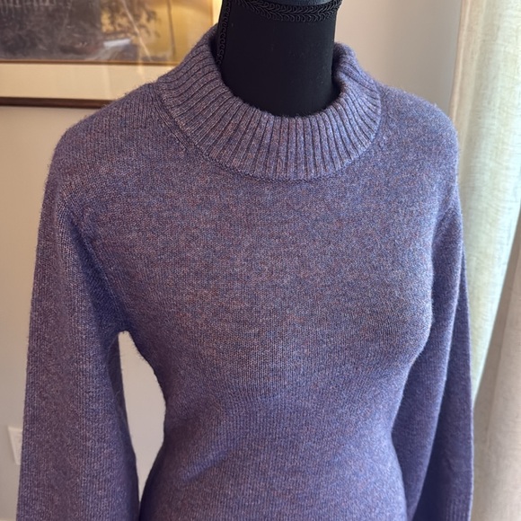 APPARIS Karl Marled Knit Mock-Neck Sweater Dress - Size Medium - Picture 3 of 8
